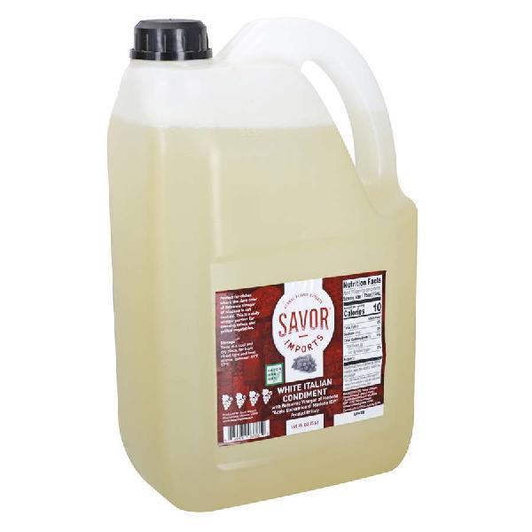 Savor Imports Vinegar White Balsamic 5 Liter - 2 Per Case.