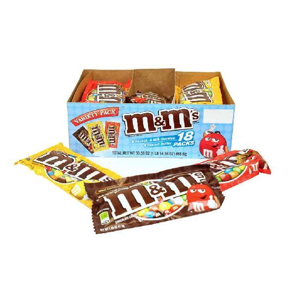M&m's Counter Display Variety 36 Count Packs - 1 Per Case.