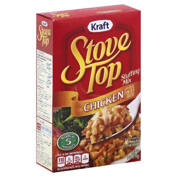 Stove Top Stuffing Chicken, 6 Ounce Size - 12 Per Case.