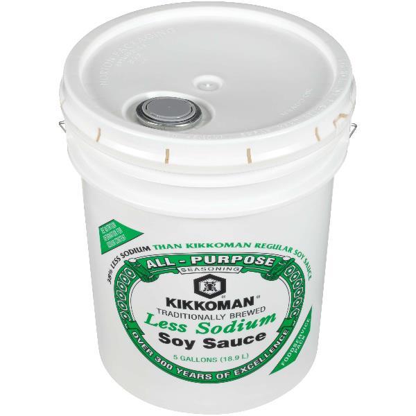 Gal Tub Less Sodium Soy Sauce 5 Gallon - 1 Per Case.