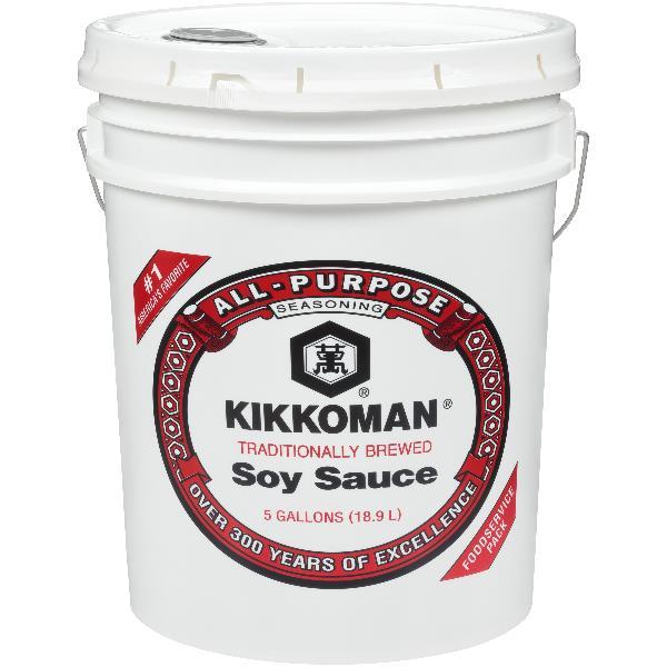 Kikkoman Soy Sauce Gal Pail 5 Gallon - 1 Per Case.