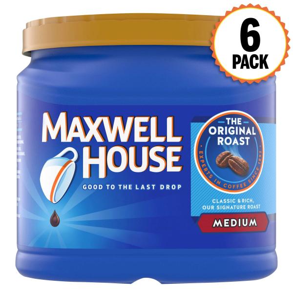 Maxwell House Original Ground Coffee, 1.913 Pound Each - 6 Per Case.