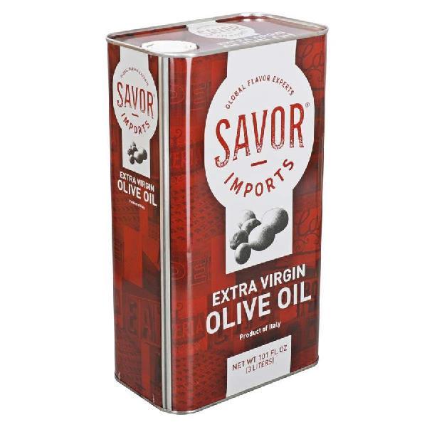 Savor Imports Extra Virgin Olive Oil Sicilian 101 Ounce Size - 4 Per Case.