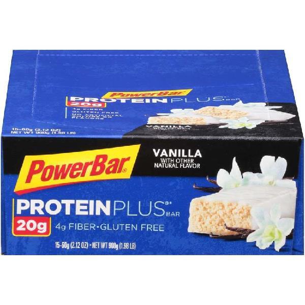 Powerbar Protein Plus Vanilla 2.12 Ounce Size - 120 Per Case.