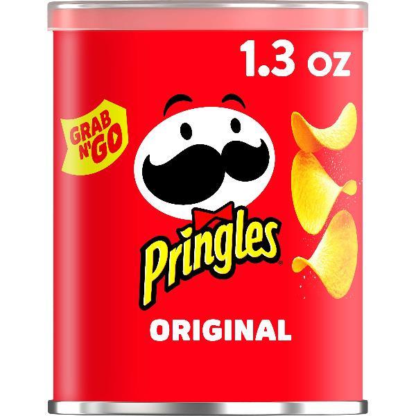 Pringles Original Grab & Go Potato Crisps, 36 Count - 36 Per Case.