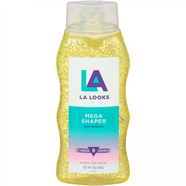 High Ridge Brands L.A. Looks Mega Hold Styling Gel Hold Level 9 20 Ounce Size - 6 Per Case.