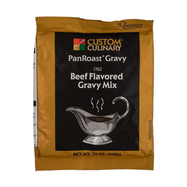 Mix Gravy Beef Flavored Shelf Stable 12 Ounce Size - 8 Per Case.