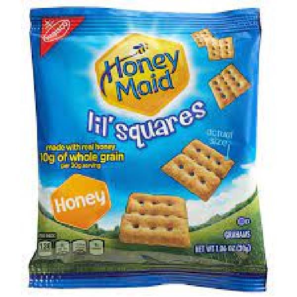 Honey Maid Lil Squares With Real Honey 1.06 Ounce Size - 72 Per Case.
