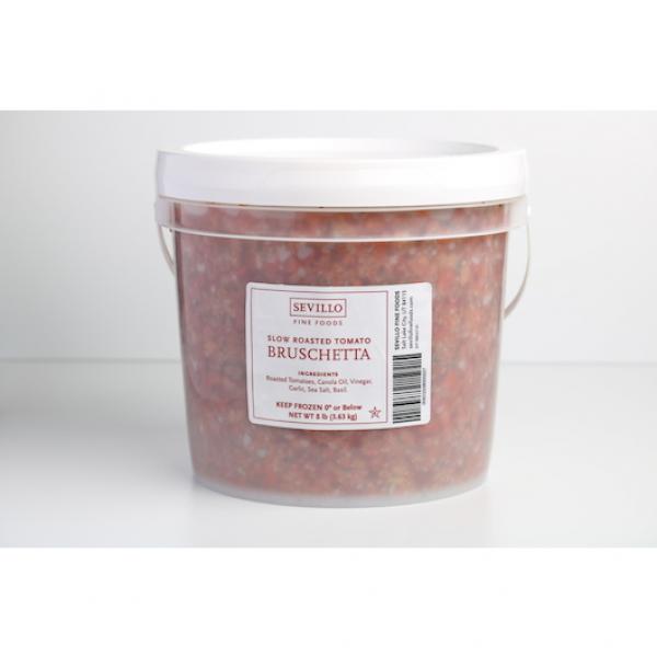 Sevillo Fine Foods Frozen Vegetable Slow Rstd Tomato Bruschetta Topping 8 Pound Each - 1 Per Case.