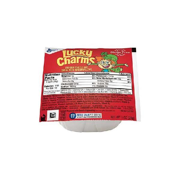 Lucky Charms™ Cereal Single Serve Bowlpak 1 Ounce Size - 96 Per Case.