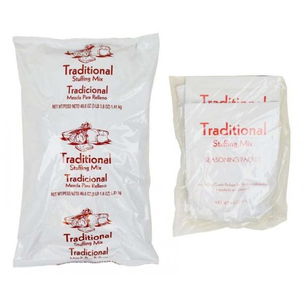 Mrs Cubbison's Stuffing Traditional Seasoned 55 Ounce Size - 6 Per Case.