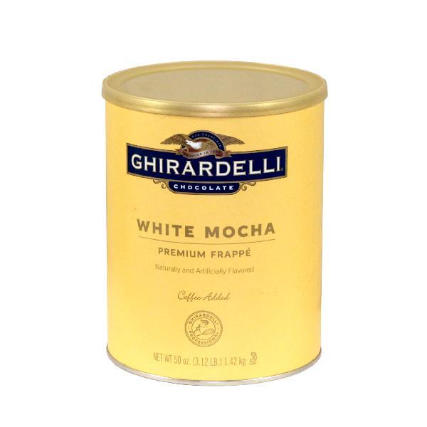 Ghirardelli Frappe White Mocha Pound 3.12 Pound Each - 6 Per Case.