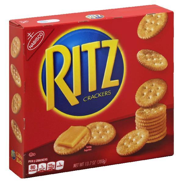 Ritz Crackers Original Original Z 13.7 Ounce Size - 12 Per Case.