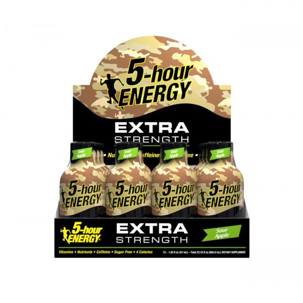 Hour Energy® Shot Extra Strength Sour Apple Pack 1.93 Fluid Ounce - 216 Per Case.