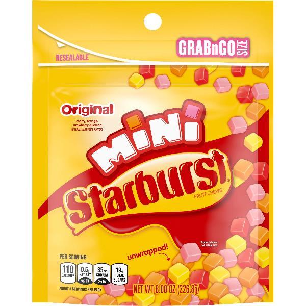 Starburst Original Mini Stand Up Pouch 8 Ounce Size - 8 Per Case.