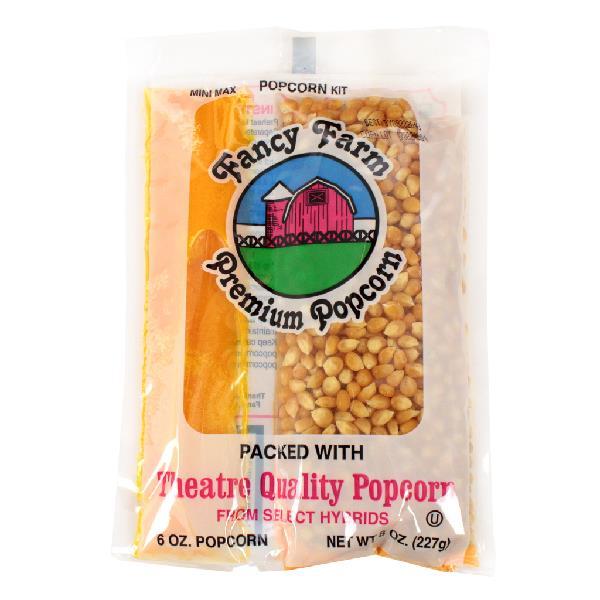 Fancy Farms Popcorn Cash & Carry Tray 15 Count Packs - 3 Per Case.