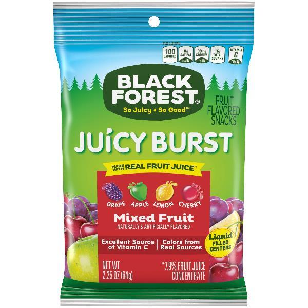 Black Forest Cis Vend Fruit Snack 2.25 Ounce Size - 48 Per Case.