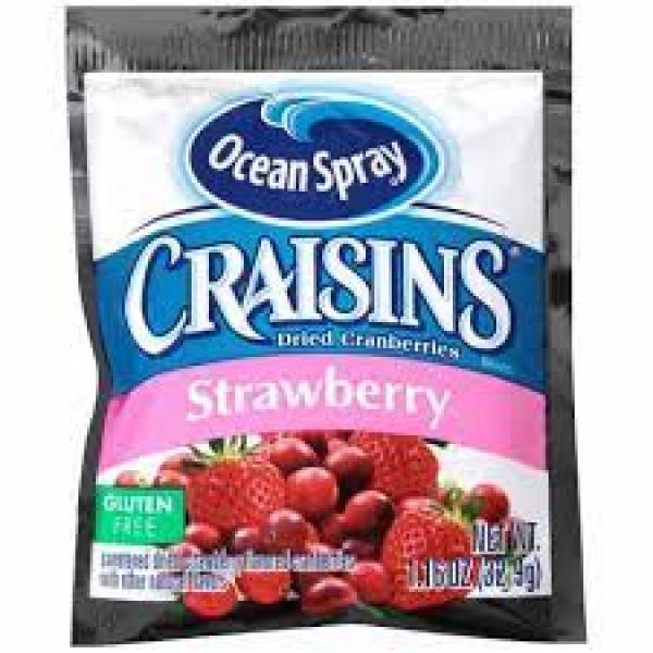 Craisins® Strawberry Non-Fat 1.16 Ounce Size - 200 Per Case.