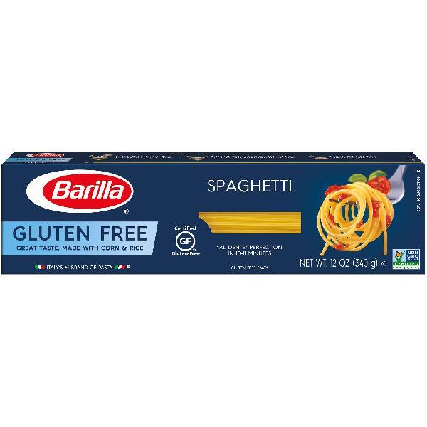 Spaghetti Gluten Free Barilla USA 12 Ounce Size - 12 Per Case.