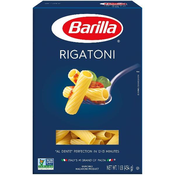 Rigatoni Barilla USA 16 Ounce Size - 12 Per Case.