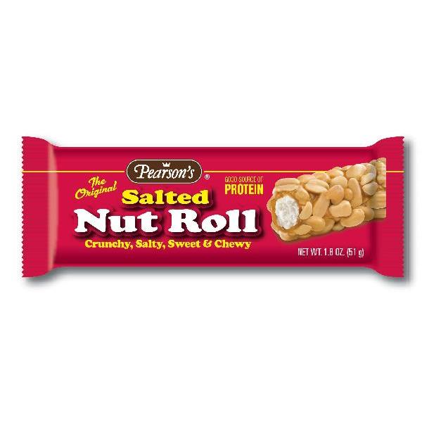 Salted Nut Roll 1.8 Ounce Size - 288 Per Case.