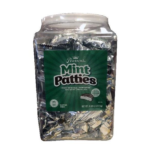 Mint Pattie Jar 4 Pound Each - 6 Per Case.