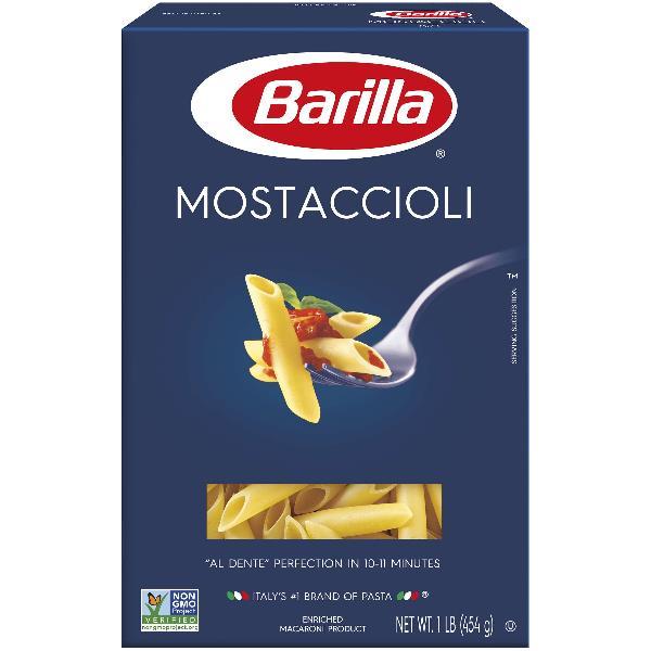 Mostaccioli Barilla USA 16 Ounce Size - 12 Per Case.