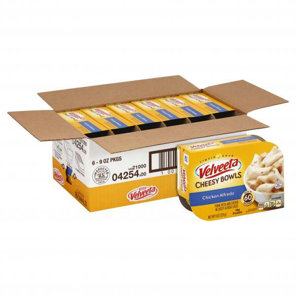 Velveeta Cheesy Skillets Dinner Chicken Alfredo 9 Ounce Size - 6 Per Case.