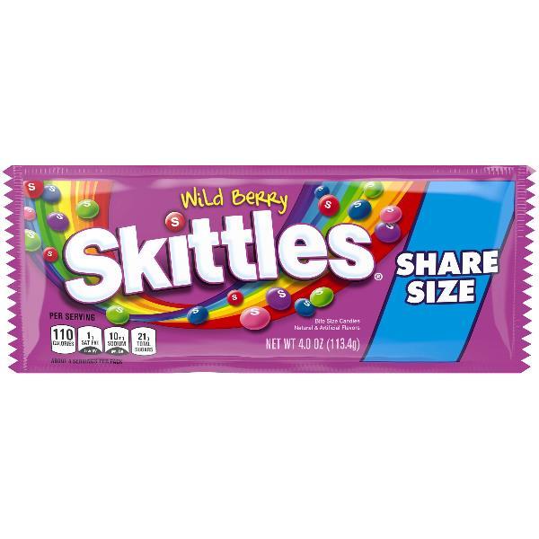 Skittles Wild Berry Share SizeCs 4 Ounce Size - 144 Per Case.
