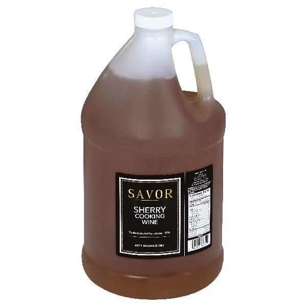 Savor Imports Sherry Cooking Wine 1 Gallon - 4 Per Case.