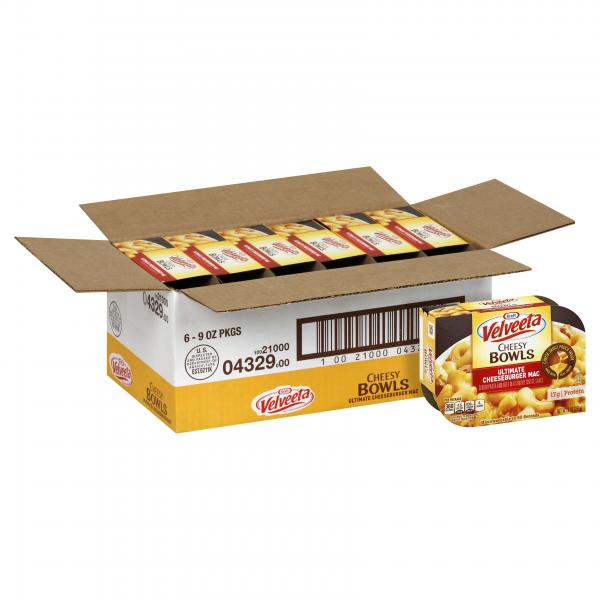 Velveeta Cheesy Skillets Dinner Ultimate Cheeseburger 9 Ounce Size - 6 Per Case.