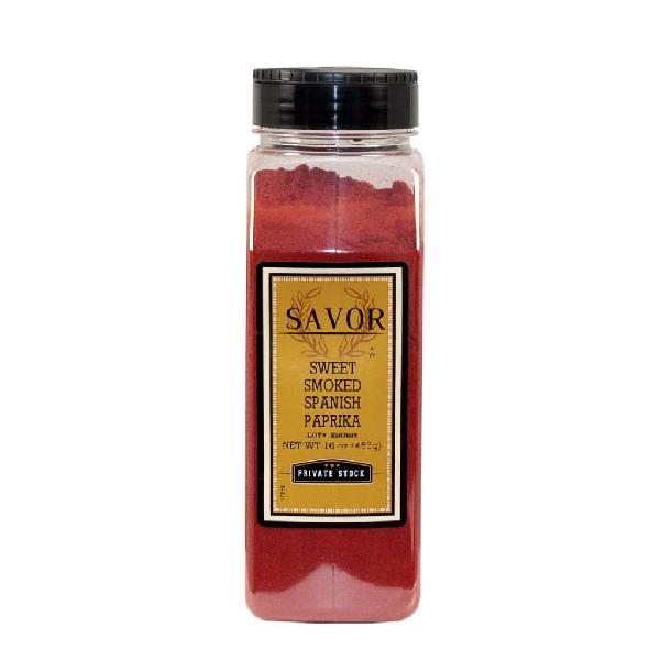 Savor Imports Paprika Sweet Smoked 16 Ounce Size - 6 Per Case.