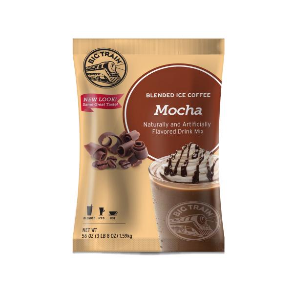 Big Train Blended Iced Coffee Mocha Pound 3.5 Pound Each - 5 Per Case.