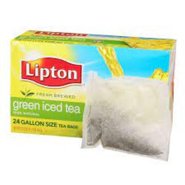 Lipton Green Iced Tea Fresh Brewed 1 Gallon - 24 Per Case.