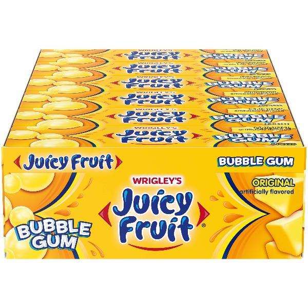 Juicy Fruit Bubble Gum Original PcCs 5 Piece - 144 Per Case.
