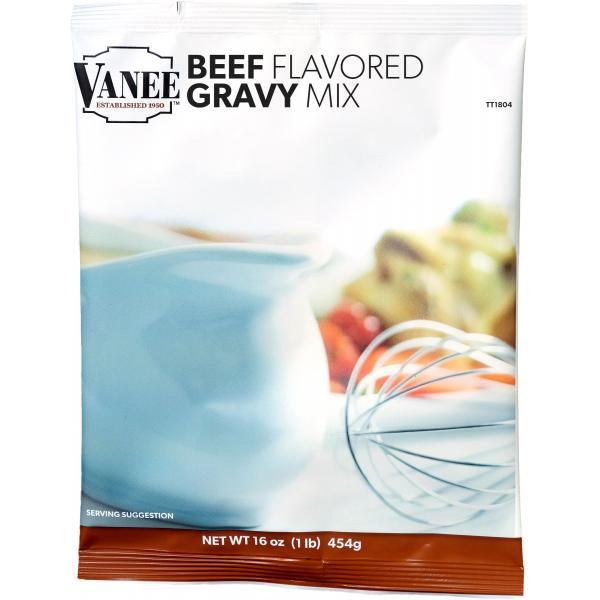 Beef Flavored Gravy Mix 16 Ounce Size - 8 Per Case.