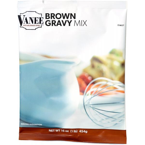 Brown Gravy Mix 16 Ounce Size - 8 Per Case.