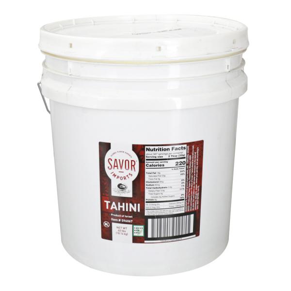 Savor Imports Tahini Paste 40 Pound Each - 1 Per Case.