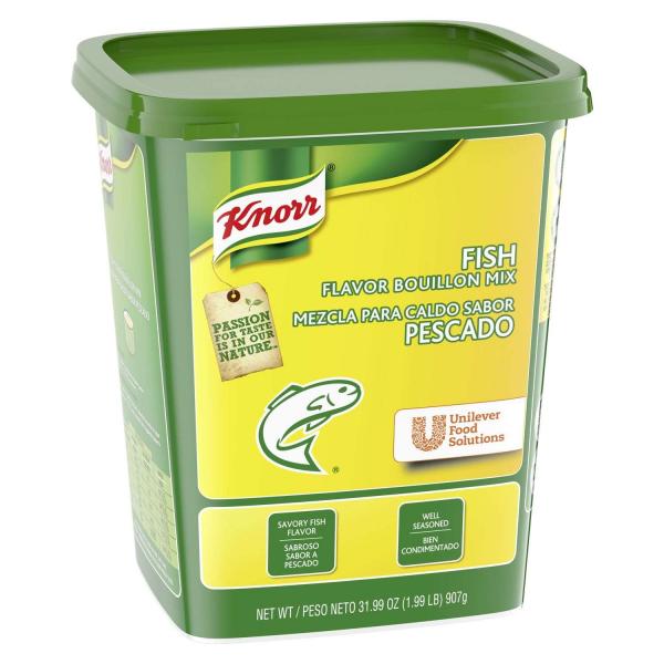 Knorr Bouillon Paste Tub Fish Packof 1.99 Pound Each - 6 Per Case.