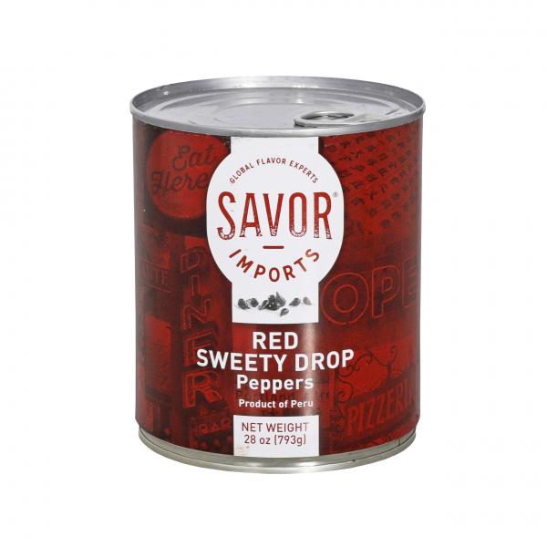 Savor Imports Sweety Drop Red 28 Ounce Size - 6 Per Case.