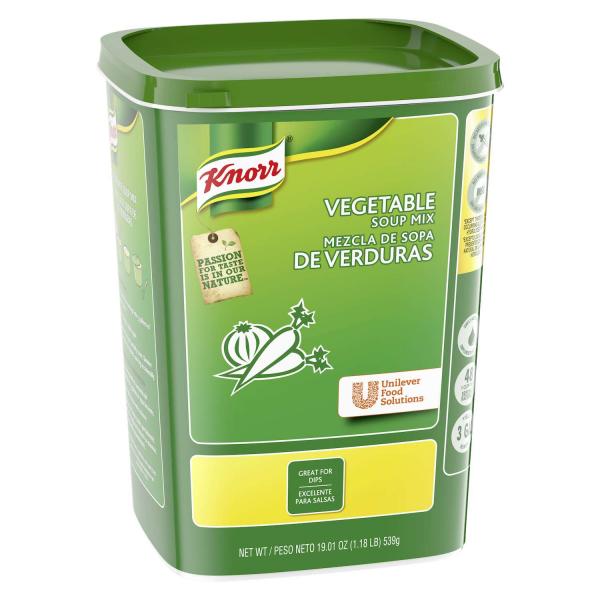 Knorr Soup Dry Mix Tub Vegetable 19.01 Ounce Size - 6 Per Case.