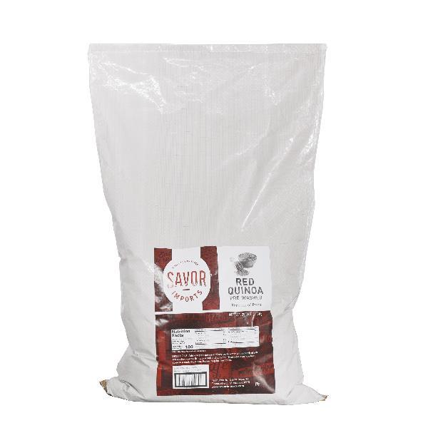 Savor Imports Red Quinoa 25 Pound Each - 1 Per Case.