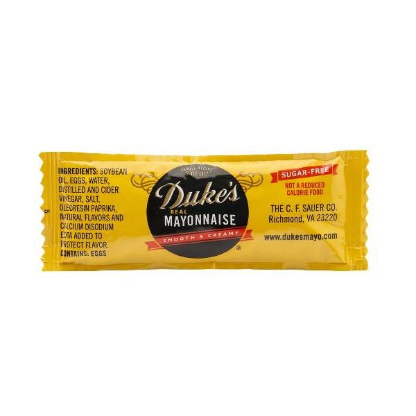 Duke's Mayo Pouch 9 Grams Each - 200 Per Case.