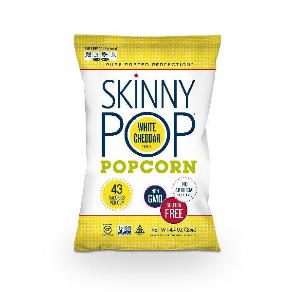 Skinnypop Popcorn Ultra Lite White Cheddar 4.4 Ounce Size - 12 Per Case.
