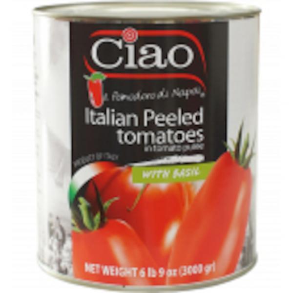 Dop Peeled San Marzano Tomatoes Kilogram 3 Kg - 6 Per Case.