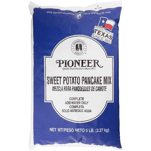 Pioneer Sweet Potato Pancake Mix 5 Pound Each - 2 Per Case.