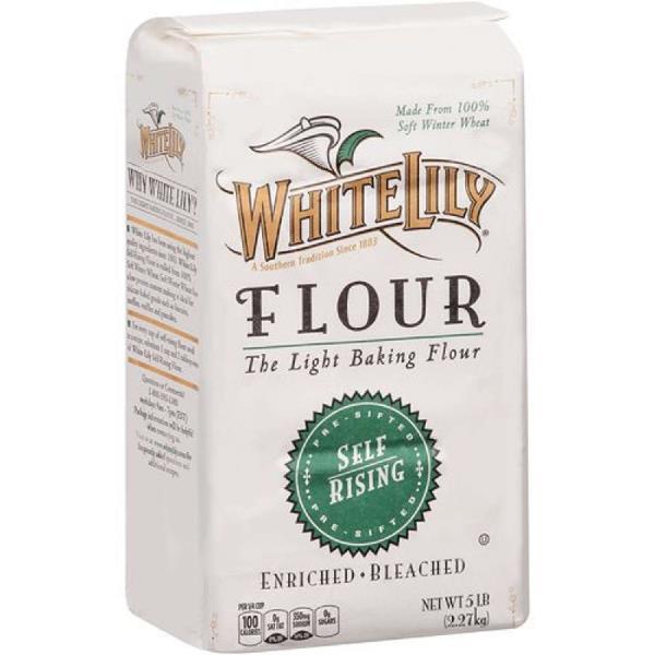 White Lily Self Rising Flour 5 Pound Each - 8 Per Case.
