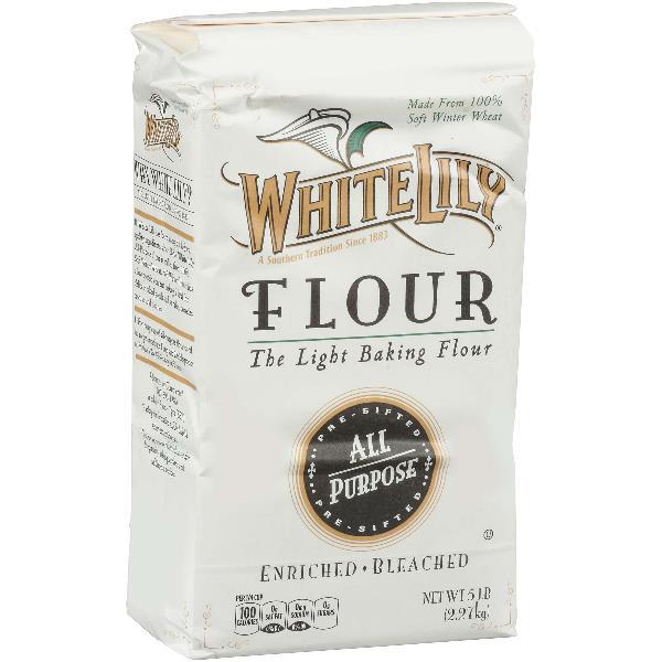 White Lily All Purpose Flour 5 Pound Each - 8 Per Case.