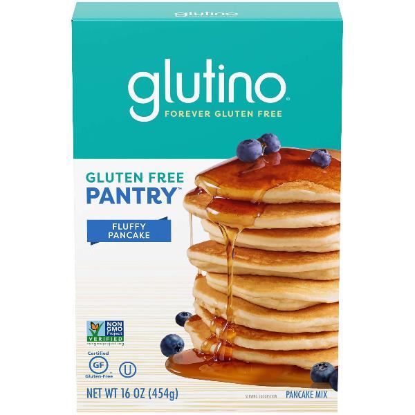 Glutino Fluffy Pancake Mix 16 Ounce Size - 6 Per Case.