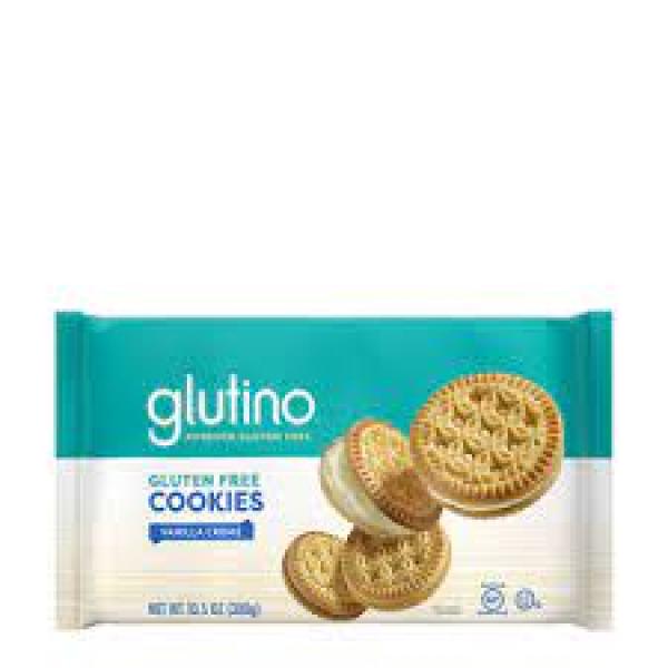 Glutino Vanilla Creme Cookies 10.5 Ounce Size - 12 Per Case.